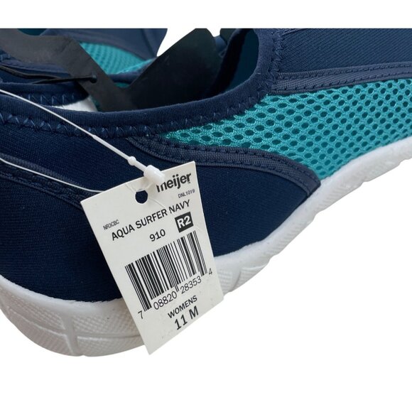 Sol Borne Aqua Surfer Womens Size 11 Navy Blue/Teal Water Shoes - Picture 6 of 9